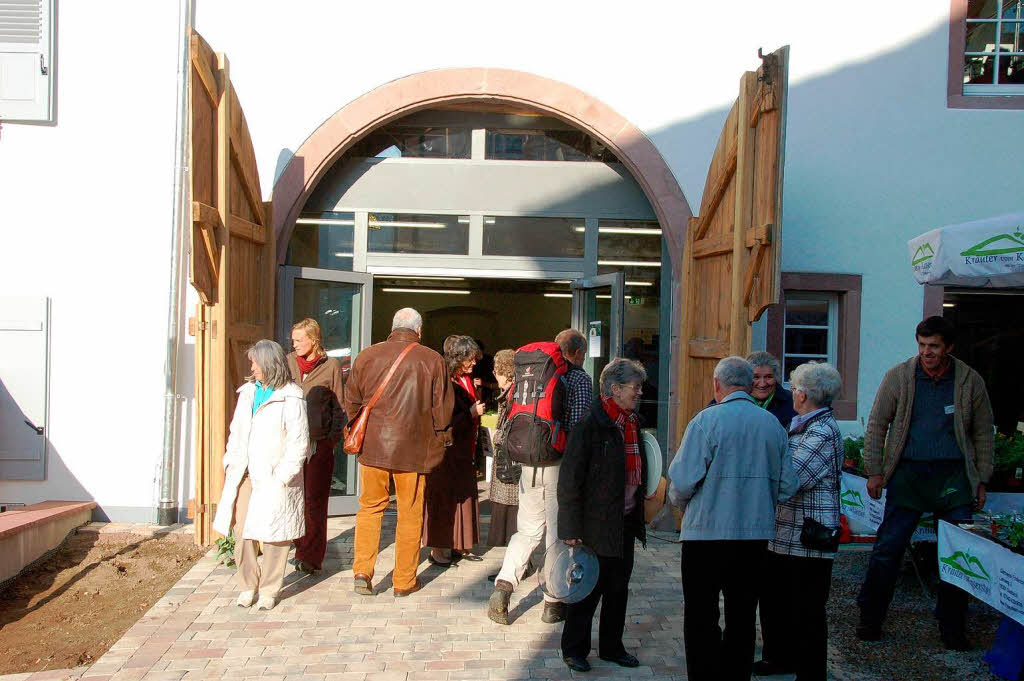 Viel Zuspruch fanden die 1. Badischen Krutertage in der neu renovierten Klosterscheune in Oberried.