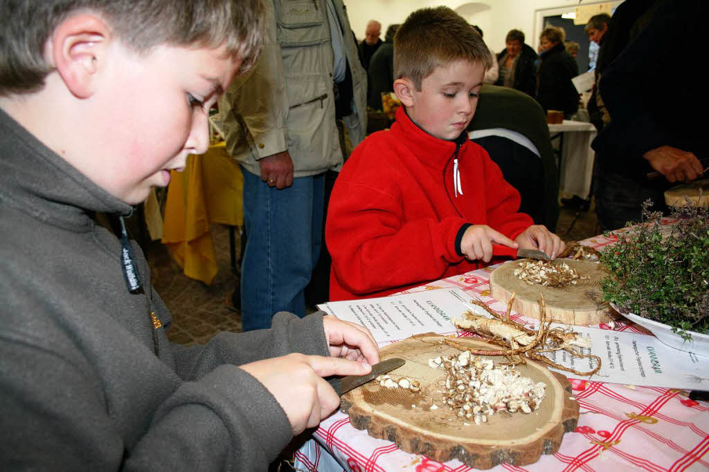 Viel Zuspruch fanden die 1. Badischen Krutertage in der neu renovierten Klosterscheune in Oberried.