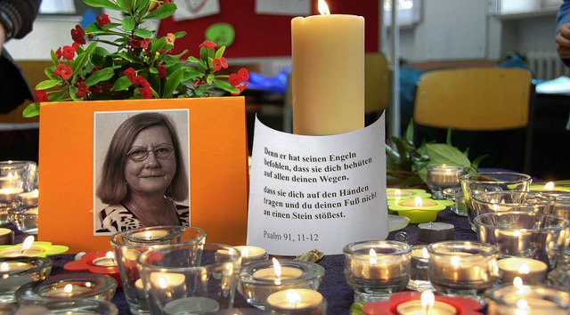 Trauer um Rosemarie Gasch an der Georg... Jahren verstarb die beliebte Lehrerin  | Foto: Ralf Burgmaier