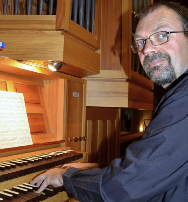 Jan W. Docter begeisterte beim dritten Benefiz-Orgel-Konzert in St. Michael.   | Foto: Martina Weber-Kroker