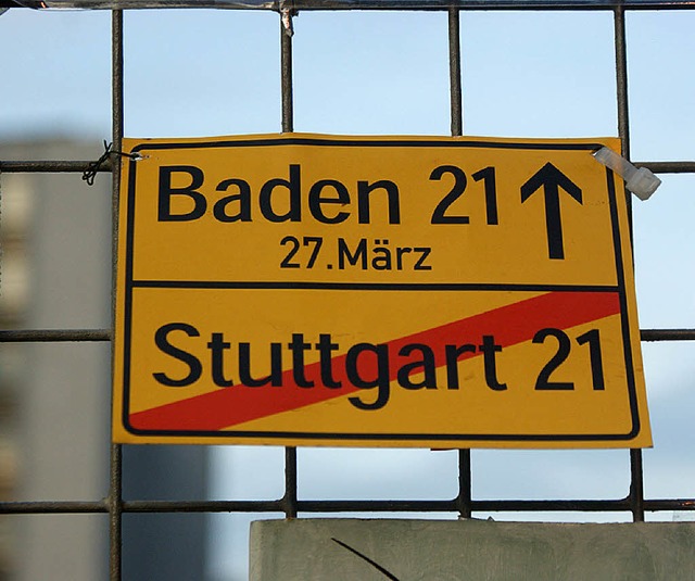 Die Zielrichtung ist klar: Vor der jn...parallele am Oberrhein, signalisiert.   | Foto: Archivfoto: Hans-Jrgen Trul