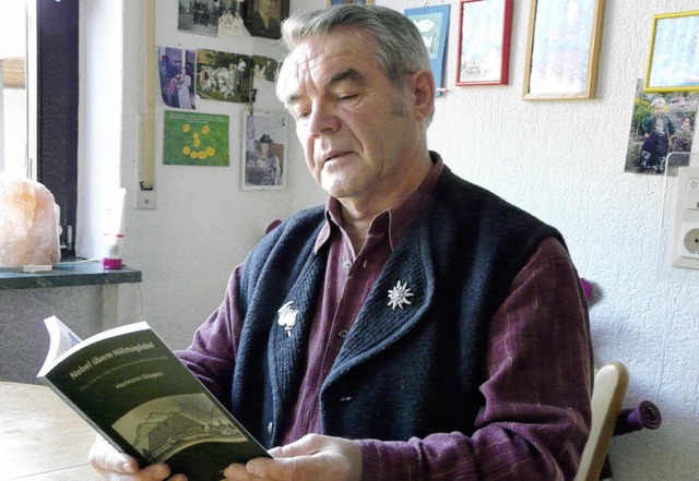 Hermann Gppert in seinem Zuhause in Heiligenzell  | Foto: r. beschorner