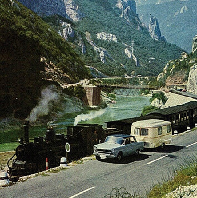 Auf Reisen: Ab in den Urlaub ging es 1965 mit dem Wohnwagen Hymer Eriba.    | Foto: Hymer-Museum