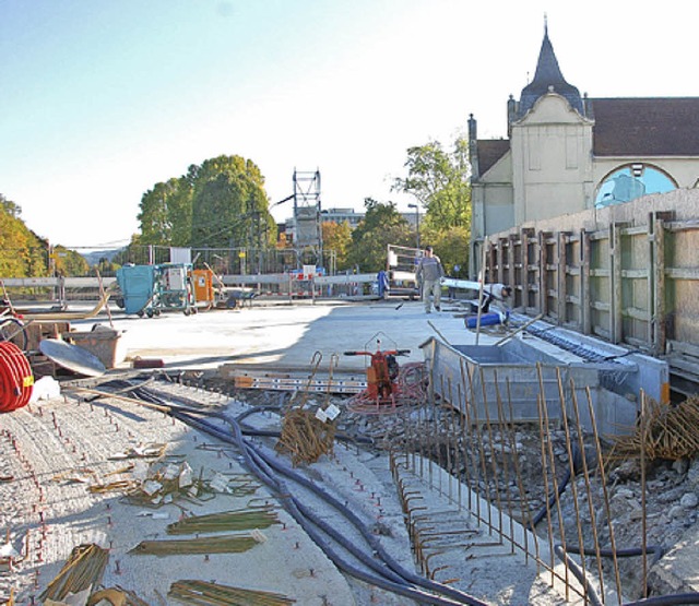 Bald fertig: die Unionbrcke 