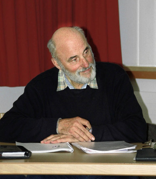 Hansjrg Volk, Vorsitzender des Vereins Miteinander Stegen   | Foto: Lukas Wiesenhtter