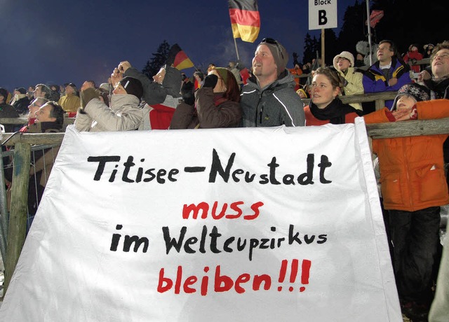 Die Forderung der Fans von 2007 hat sich erfllt.  | Foto: Peter Stellmach
