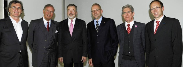 Der neue Vorsitzende des WRO-Wirtschaf...g G. Mller, sowie  Stefan Scheringer   | Foto: wro