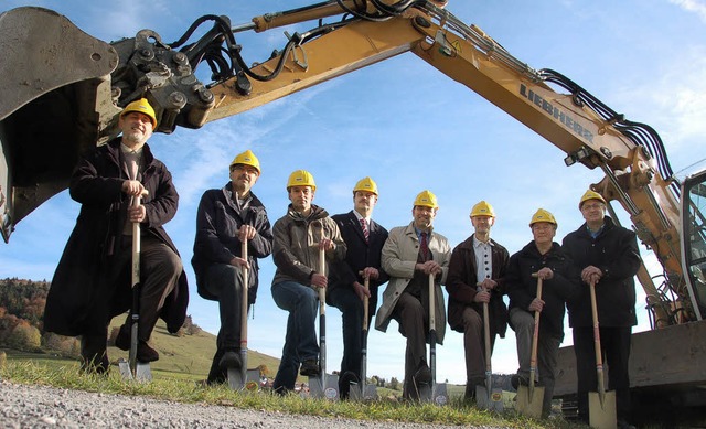 Auf (bald) gutem Weg: Vertreter der Fl...lbst wird ab nchster Woche ausgebaut.  | Foto: Andr Hnig