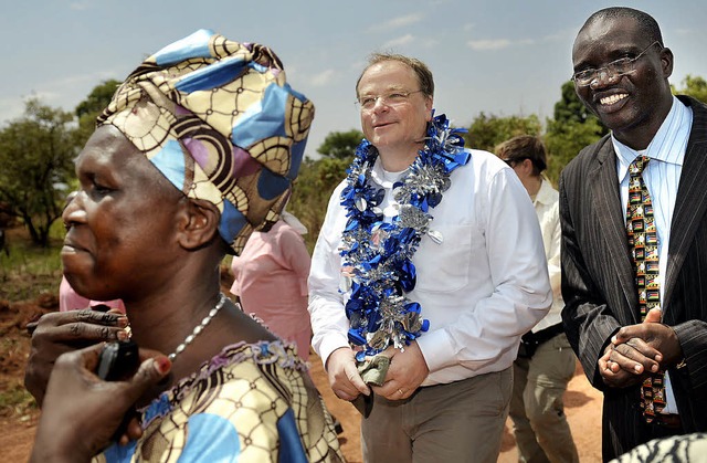 Entwicklungshilfeminister Dirk Niebel zu Besuch im Sdsudan   | Foto: DAPD