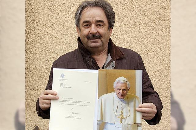 RHEINGEFLSTER: Sogar der Papst wnscht Traber alles Gute