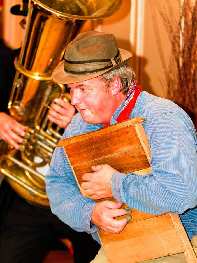 Das Rindfleischquintett beim Heimspiel in Elzach.