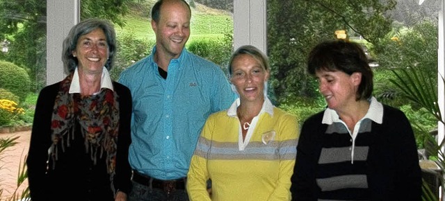 Linda Diesslin, Boris Teichmann, Sonja...ies-Cup-Finale des Golfclubs Schnau.   | Foto: Privat