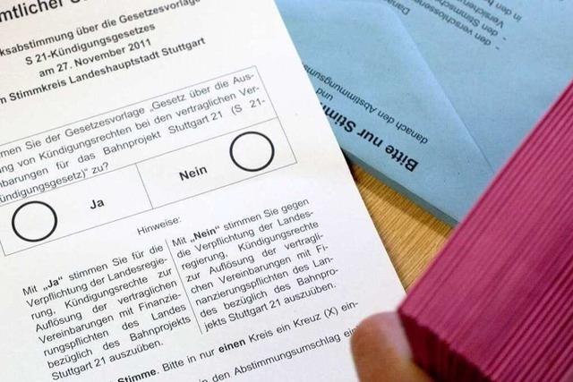 Landesregierung verffentlicht Webseite zu S21-Volksentscheid