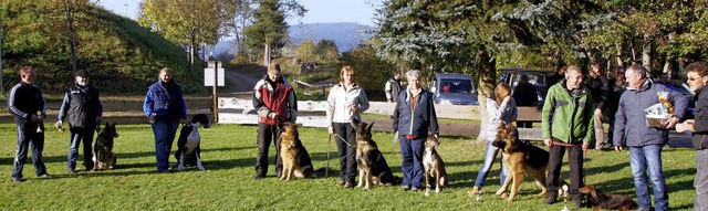 Gute Ergebnisse gab es bei der Herbstp... Schferhundevereins Hochschwarzwald.   | Foto: Privat