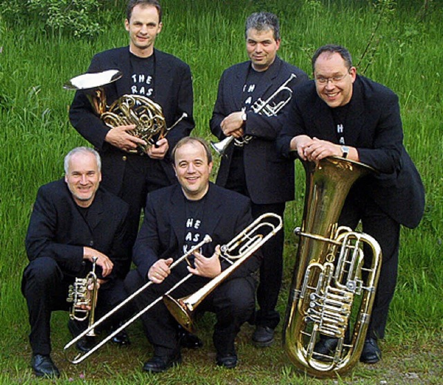 &#8222;The Brass Makers&#8220; mit   M...Posaune) und Michael Schtzle (Tuba).   | Foto: privat