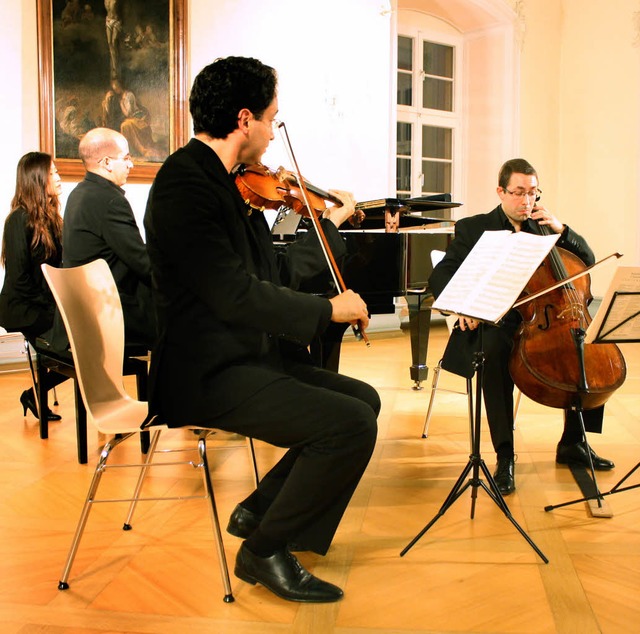 Alfonso Gmez (Klavier), Phillip Roy (...rios der klassisch-romantischen ra.    | Foto: Hans Jrgen Kugler