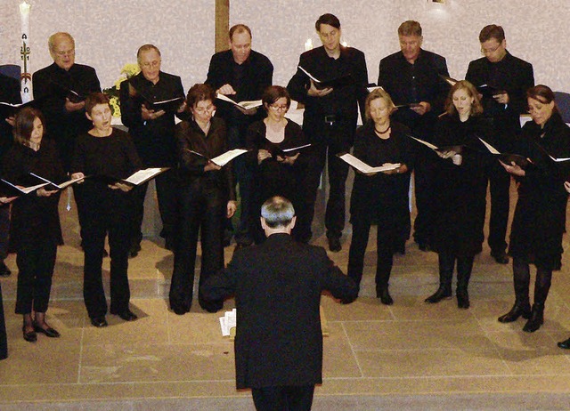 Erstklassige Chormusik: Das Vokal-Ense...sik aus der franzsischen Barockzeit.   | Foto: Georg Diehl