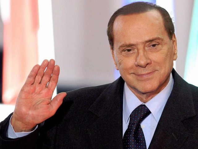 Italiens Regierungschef Silvio Berlusconi  | Foto: dpa