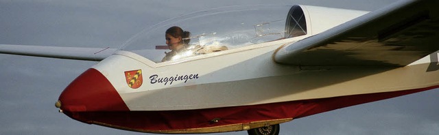 Segelflugschlerin Jacqueline Hauser  im Landeanflug   | Foto: privat