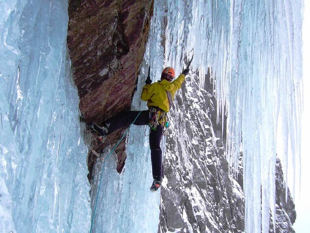 Herausforderung im Eis: Robert Jasper ist in seinem Element.   | Foto: PRIVAT