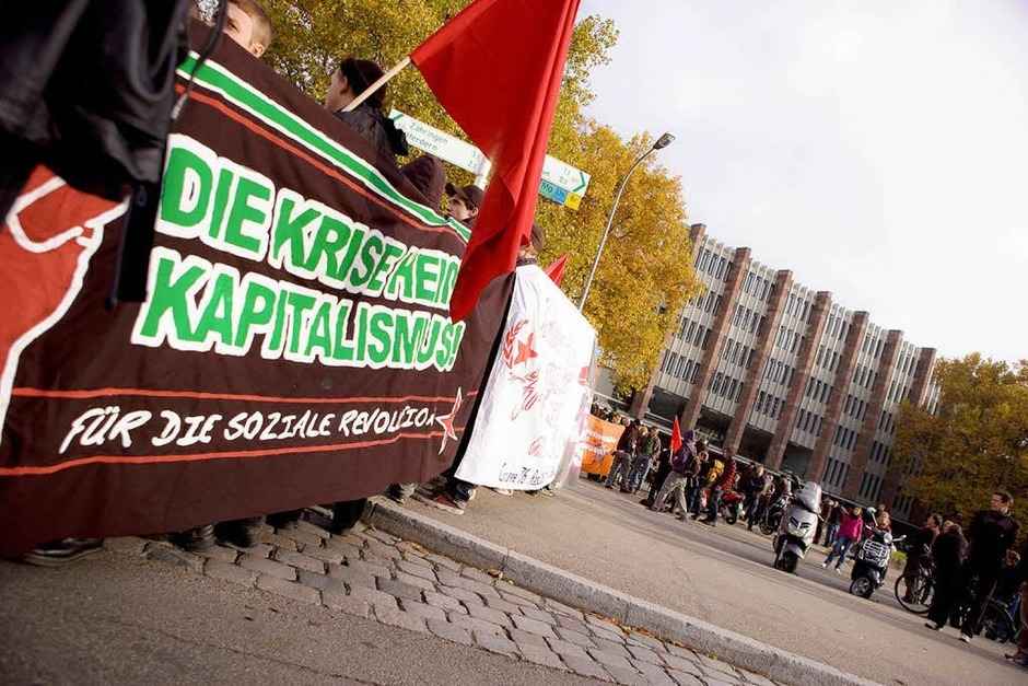 Demo gegen den G20-Gipfel in Freiburg. (Foto: Janos Ruf)