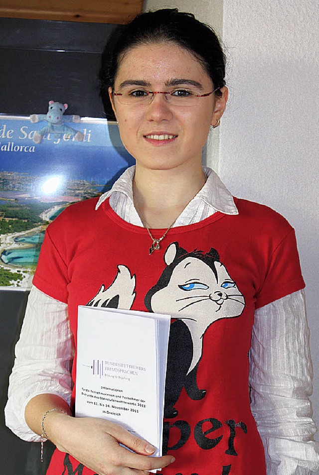 Die zwanzigjhrige Bianca Sonea hat da...st sich in Dreieich mit 47 Finalisten.  | Foto: Martha Weishaar