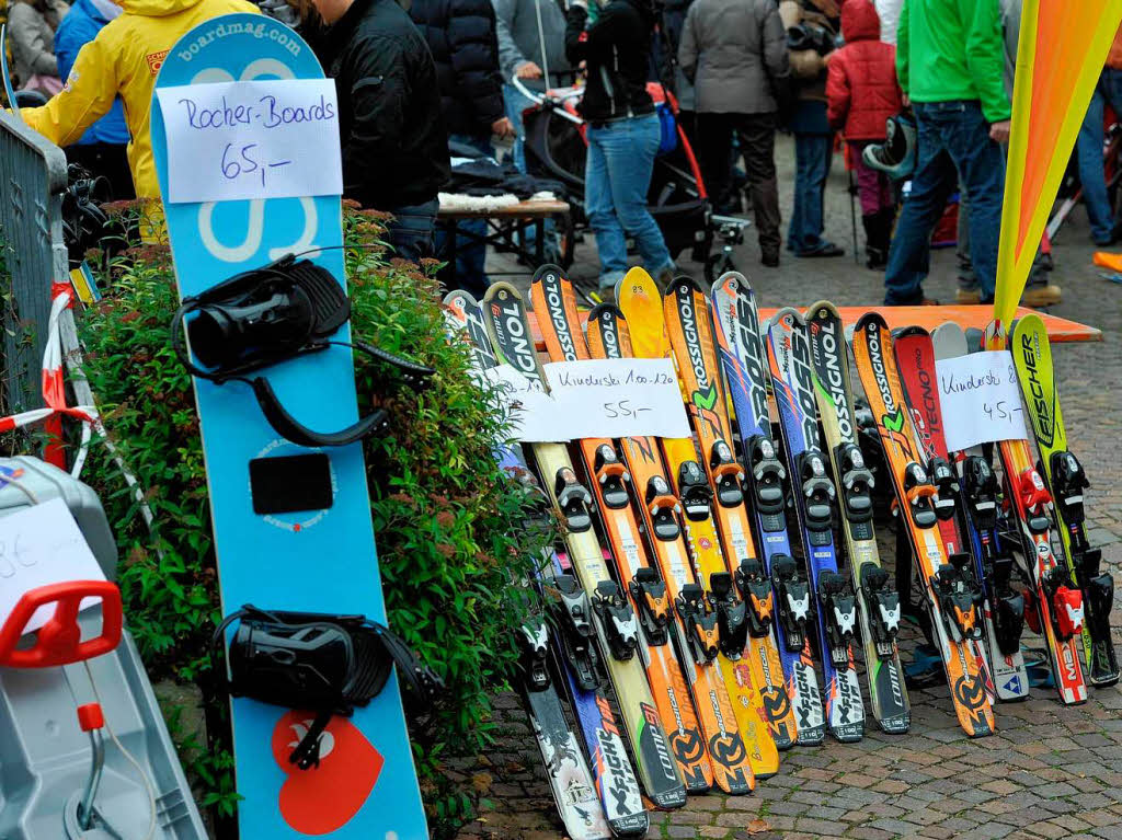 Brettlemarkt in Kirchzarten. Der Winter kann kommen.