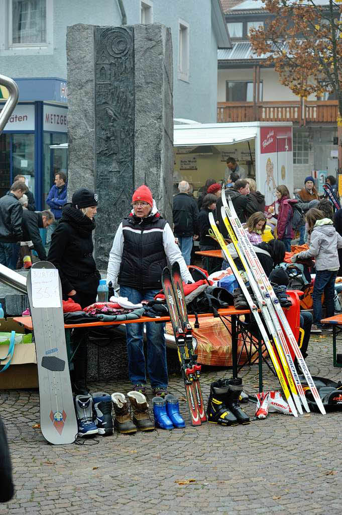 Brettlemarkt in Kirchzarten. Der Winter kann kommen.