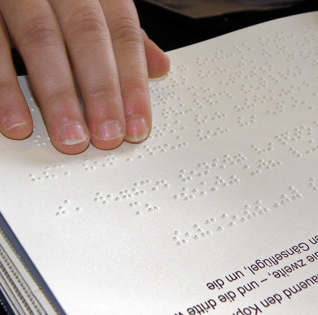 Faszinierende Lesewelt: die von Louis Braille erfundene Blindenschrift.  | Foto: Lesewelt Ortenau
