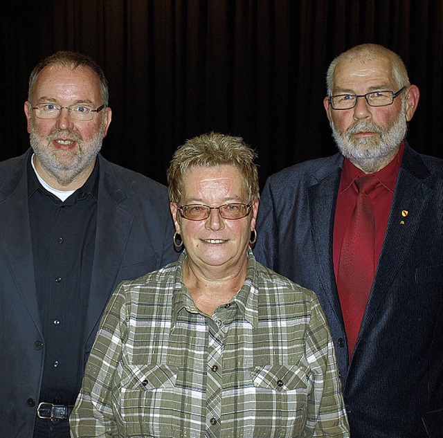 Die Prsidenten des Obermarkgrfler S...ybek, Doris Ludin und Gustav Walliser   | Foto: Paul Schleer