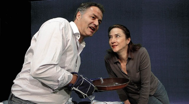 &#8222;Unwiderstehlich&#8220; : Hans Poeschl und Regine Effinger   | Foto: wallgraben