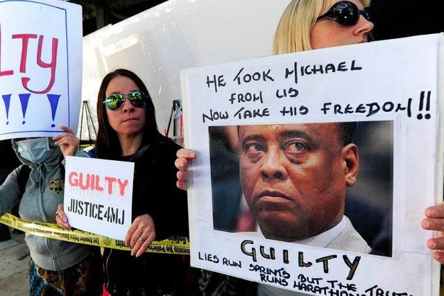 Michael Jackson: Jury spricht Leibarzt schuldig