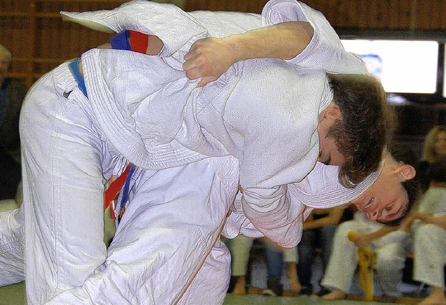 Spannenden Kampfsport gab es bei den V...Judo-Clubs Efringen-Kirchen zu sehen.   | Foto: Herbert Frey