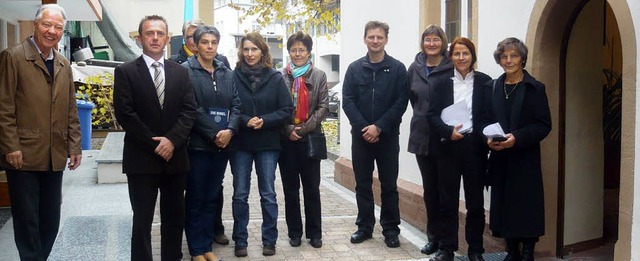 Die Kirchenltesten der evangelischen ...rerin Susanne Bhler (2. von rechts).   | Foto: klaus brust