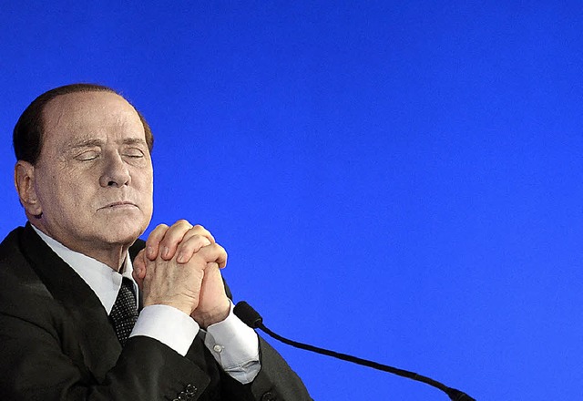 Berlusconi hat nicht mehr viele Freunde in der italienischen Politik  | Foto: DPA