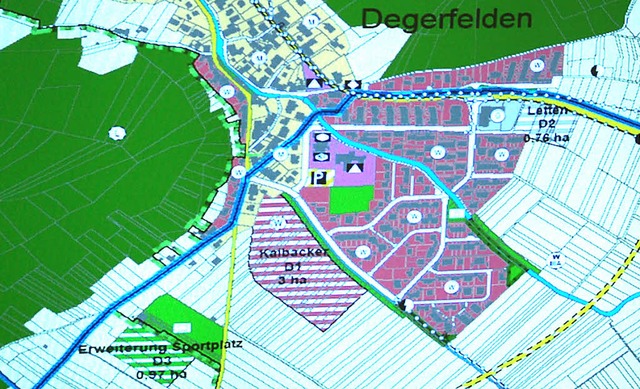 Die Erweiterung des Degerfelder Sportp...plan, wird so schnell nicht genehmigt.  | Foto: Heinz Vollmar