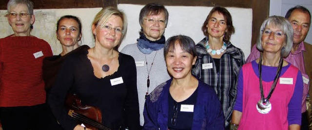 Die Montagstpferer: Ursula S, Heike...Eva-Maria Burger und Wolfgang Burger.   | Foto: Fotos:M.David-Wenk