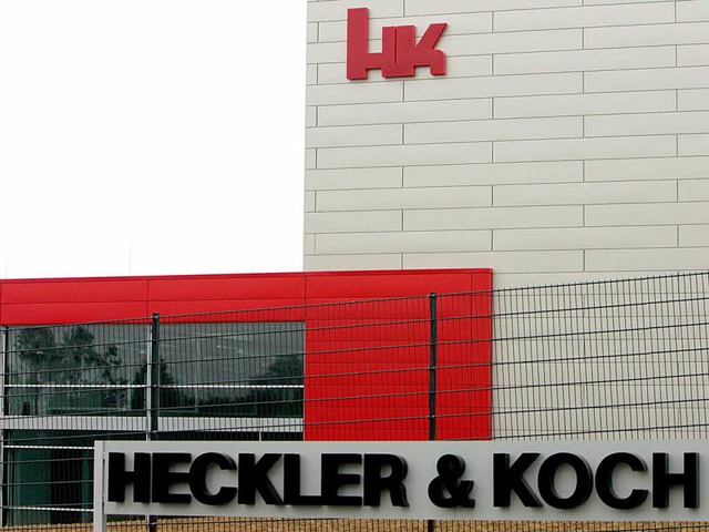 Im Visier der Ermittler: Der Waffenhersteller Heckler &amp; Koch in Oberndorf.  | Foto: dpa