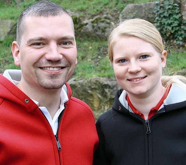 David Petzoldt  und Kathrin Hfer   | Foto: Faller