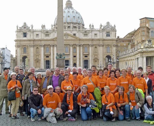Die Kolpingsfamilie  verbrachte beeindruckende Tage in Rom.  | Foto: Verein