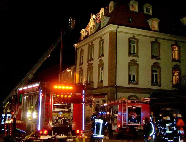 Feueralarm in Kollnau: Auf den ersten ...m Schornstein des Nachbarhauses kommt.  | Foto: Sylvia Timm