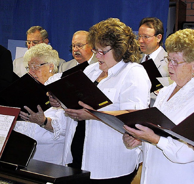 Der Gesangverein Seelbach wirkte bei dem Gedenktag mit.   | Foto: heidi Fssel