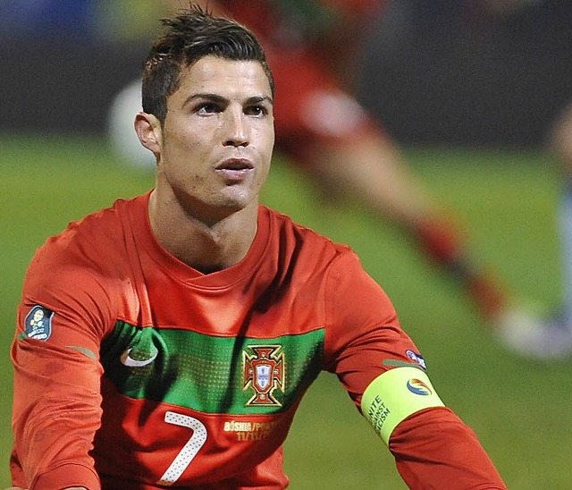 Cristiano Ronaldo war nach dem 0:0 gegen Bosnien frustriert.   | Foto: AFP