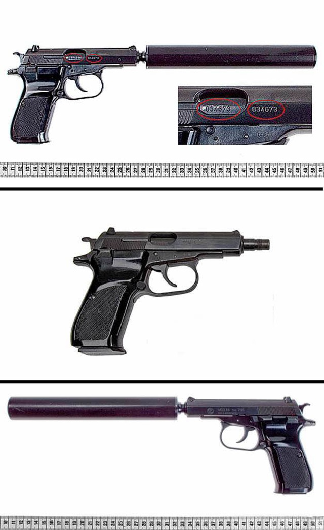Dieses Pistolen-Modell der Marke Ceska...n Dner-Morden eingesetzt worden sein.  | Foto: dapd