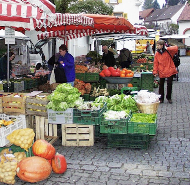 Wochenmarkt in Stetten  | Foto: archivfoto: Jo Hgg