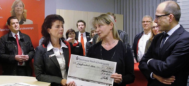 Barbara Panizic, Leiterin der Kinderin...chftsrume in Empfang nehmen durfte.   | Foto: Privat