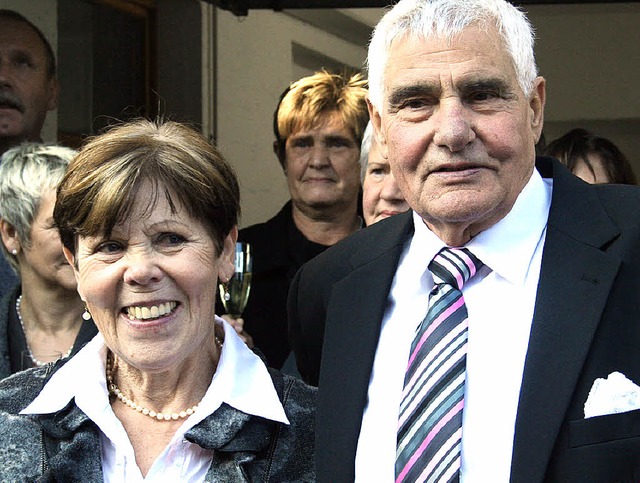 Seit 50 Jahren verheiratet sind Rosi und Willi Hohwieler aus Ihringen  | Foto: Elisabeth Jakob-Klblin