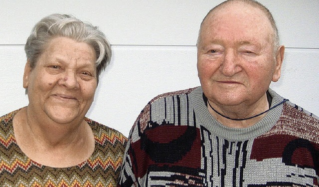 60 Jahre verheiratet: Martha und Eugen Bhm  | Foto: Hans Spengler