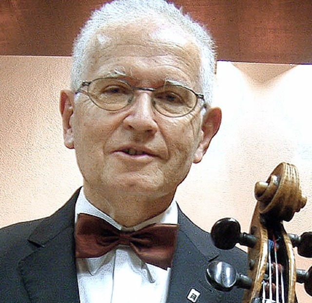 Rudi Heiser ist zum Ehrenvorsitzenden der Orchestergesellschaft ernannt worden.   | Foto: Frey