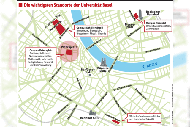 Konzentration auf drei Kern-Campus